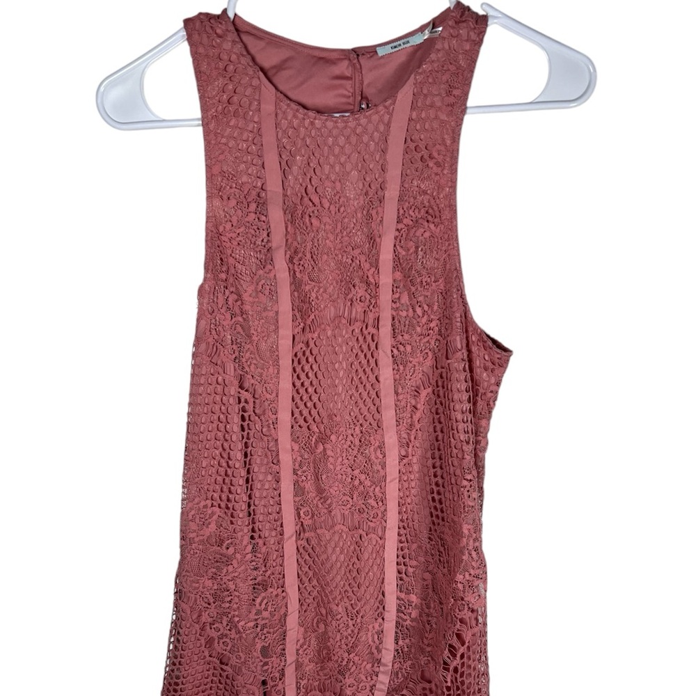 Kimchi Blue Lace Dress in Dusty Rose